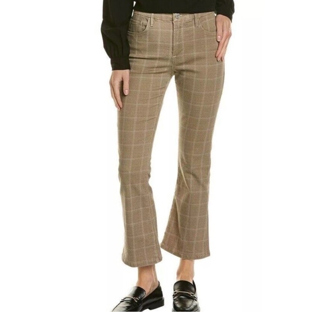 Frame NEW Le Crop Mini Bootcut Plaid Jeans Size 24